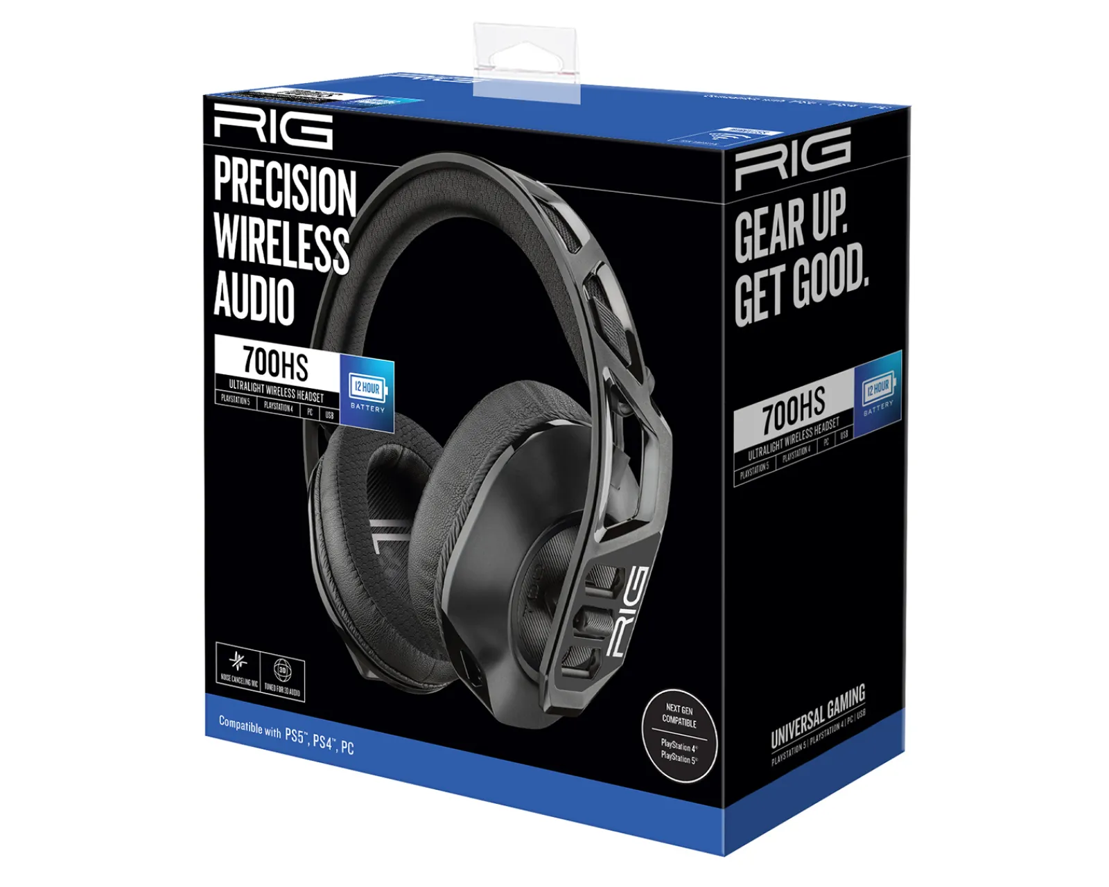 RIG Gaming Playstation|700 HS Wireless Gaming Headset - Black