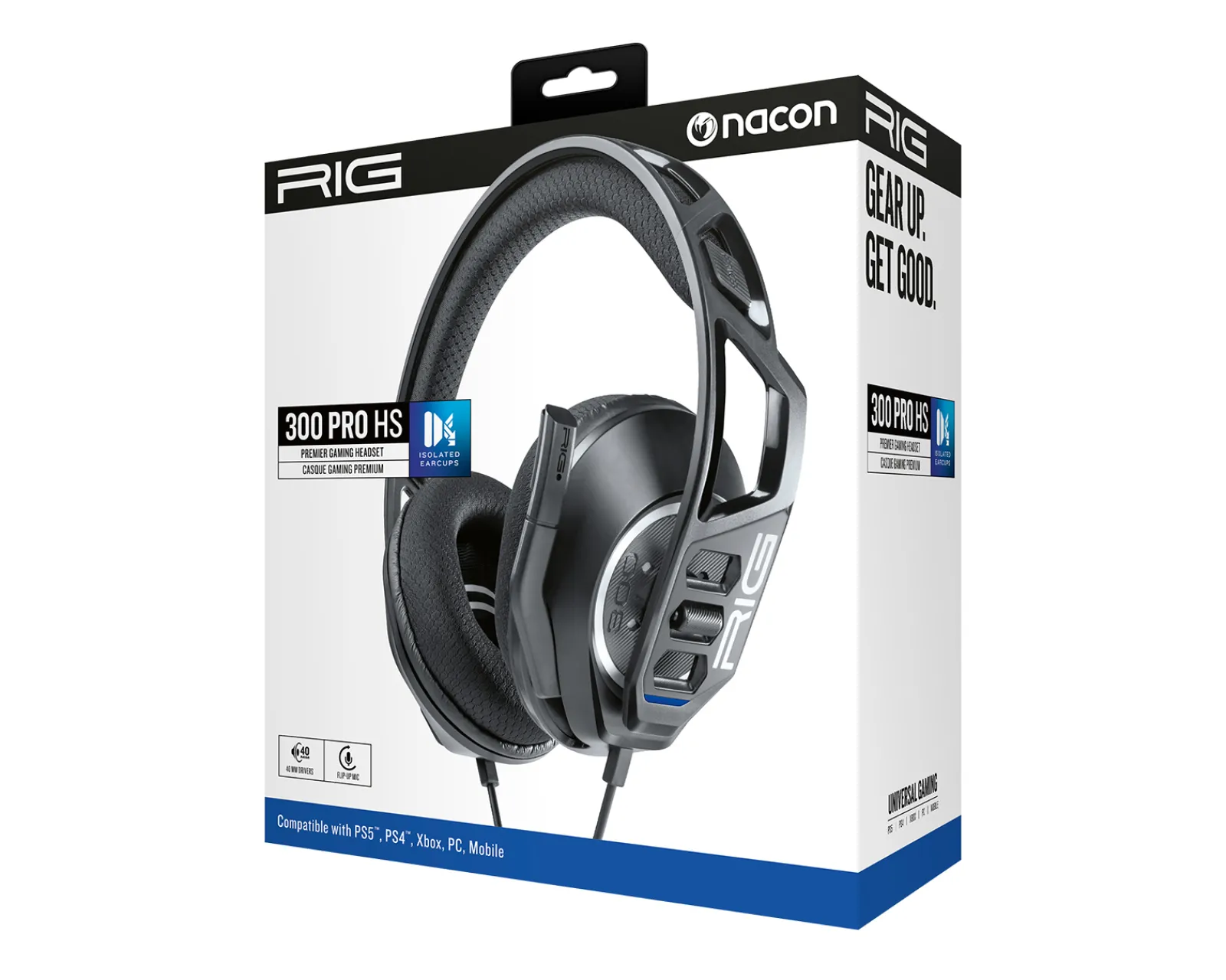 RIG Gaming Headphones|Playstation|300 PRO HS Gaming Headset - Black