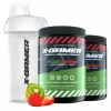 X-Gamer Drinks & Energy|2 x 600g X-Tubz FuzzBerry - 60 Servings + Shaker