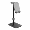 MaxMount Phone Holders|Headsets & Audio|Aluminum Headphone Stand with Tiltable Phone Holder - Black