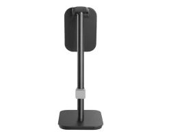MaxMount Phone Holders|Headsets & Audio|Aluminum Headphone Stand with Tiltable Phone Holder - Black