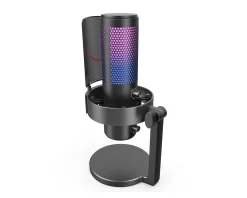 Fifine Headsets & Audio|AMPLIGAME A9 USB Gaming Microphone RGB - Black