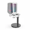 Fifine Headsets & Audio|AMPLIGAME A6 USB Gaming Microphone RGB (PC/PS4/PS5) - White