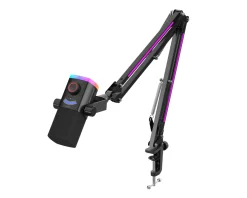 Fifine Headsets & Audio|AmpliGame AM8PROT Microphone with Boom Arm - Black