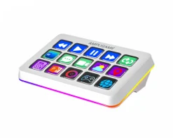 Fifine Streaming & Recording|AMPLIGAME D6 Stream Controller - Streaming Deck - White