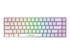 Fifine Keyboards & Accessories|AmpliGame GK1W ANSI Keyboard - White