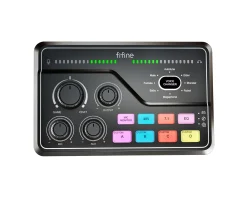 Fifine Streaming & Recording|AmpliGame SC8 Audio Mixer - Black