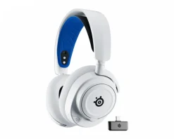 SteelSeries Playstation|Headsets & Audio|Arctis Nova 7P Wireless Gaming Headset - White