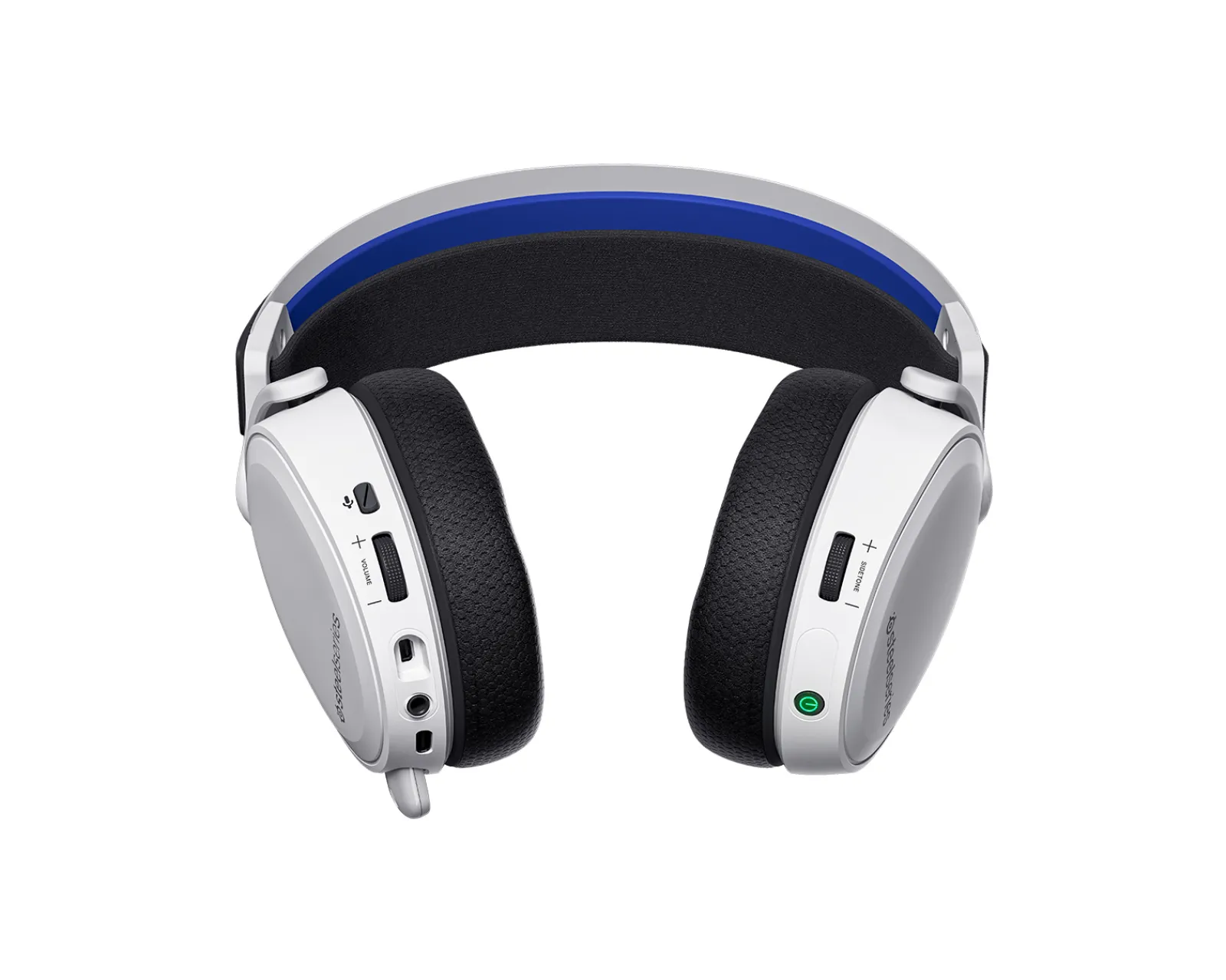 SteelSeries Playstation|Headsets & Audio|Arctis 7P+ Wireless Gaming Headset - White/Blue