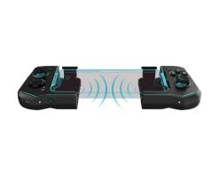 Turtle Beach Controls For Mobile|Atom Controller for Android - Black/Cyan
