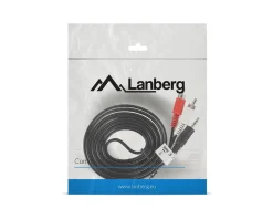 Lanberg Cables & Adapters|Audio Cable 3.5mm to 2xRCA (2 Meter) Black