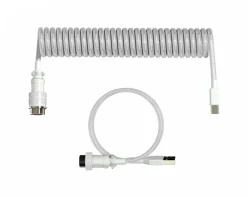 MaxCustom Cables & Adapters|Aviator Coiled Cable USB-C - White