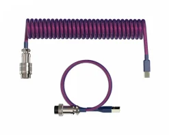 MaxCustom Cables & Adapters|Aviator Coiled Cable USB-C - Purple