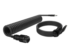 MaxCustom Cables & Adapters|Aviator Coiled Cable USB-C - Black