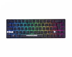 Higround Keyboards & Accessories|BLACKICE Base 65 Hotswap Gaming Keyboard - ISO UK [White Flame]