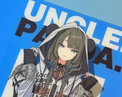 Uncle Panda Mousepad|Blue Glass Mousepad