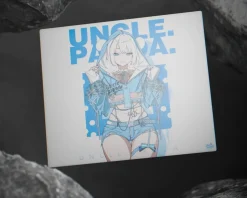 Uncle Panda Mousepad|Blue SP Glass Mousepad