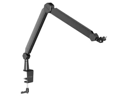 Fifine Headsets & Audio|BM66 Boom Arm Stand - Black