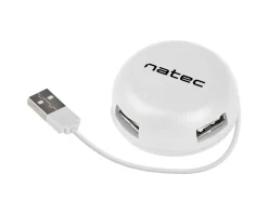 Natec Cables & Adapters|Bumblebee White 2.0 USB Hub 4 Ports