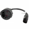 Lanberg Cables & Adapters|C14 to Schuko (F) 20 cm Black