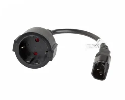 Lanberg Cables & Adapters|C14 to Schuko (F) 20 cm Black