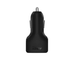 Aukey Cables & Adapters For Mobile|Cables & Adapters|Car Charger CC-S3, 2xUSB-A, 24 W - Black