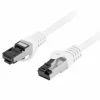 Lanberg Cables & Adapters|CAT 8.1 Ethernet cable S/FTP LSZH - White - 0,5m