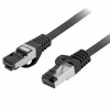 Lanberg Cables & Adapters|CAT 8.1 Ethernet cable S/FTP LSZH - Black - 1m