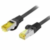 Lanberg Cables & Adapters|CAT.6A S/FTP LSZH CU - Ethernet cable - Black - 0.5 Meter