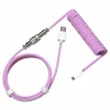 Cooler Master Cables & Adapters|Coiled Cable USB-C to USB-A 1.5m - Aviator - Candy Magenta