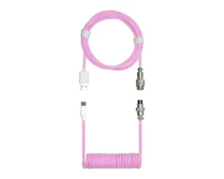 Cooler Master Cables & Adapters|Coiled Cable USB-C to USB-A 1.5m - Aviator - Candy Magenta