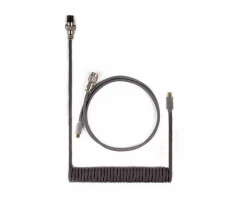 Keychron Cables & Adapters|Custom Coiled Aviator Cable USB-C - Grey