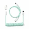 Keychron Cables & Adapters|Custom Coiled Aviator Cable USB-C - Mint