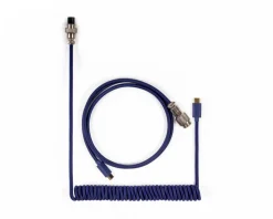 Keychron Cables & Adapters|Custom Coiled Aviator Cable USB-C - Blue