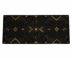 GMK Mousepad|CYL Black & Gold - Golden Angles Deskmat 2XL