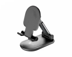 Cellularline Phone Holders|Desk Holder - Foldable Table Stand for Smartphones & Tablets - Black