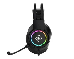 Deltaco Gaming Headsets & Audio|DH220 Wired RGB Gaming Headset - Black