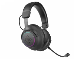 Deltaco Gaming Headsets & Audio|DH440 Wireless RGB Gaming Headset - Black