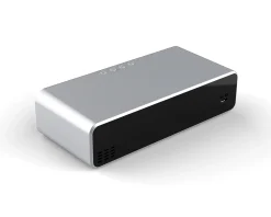 MaxMount Wireless Charging|Digital Alarm Clock with Qi-charging Silver