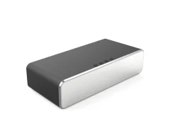 MaxMount Wireless Charging|Digital Alarm Clock with Qi-charging Black