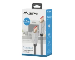 Lanberg Cables & Adapters|DisplayPort 1.4 Cable 20 PIN 4K/8K (1 Meter)