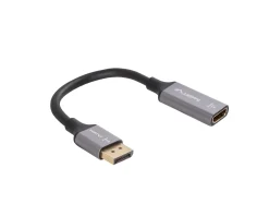 Lanberg Cables & Adapters|DisplayPort to HDMI Adapter 4K Black - 0,2m