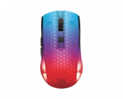 Deltaco Gaming Mice & Accessories|DM320 Wireless Semi-Transparent RGB Gaming Mouse - Black