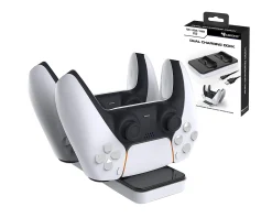 Subsonic Playstation|Dual Charging Dock for PS5 Controller - White/Black