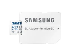 Samsung Storage Devices|EVO Plus microSDXC 512GB & SD adapter - Flash Memory Card