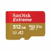 SanDisk Storage Devices|Extreme 512GB A2 U3 V30 190 MB/s microSD