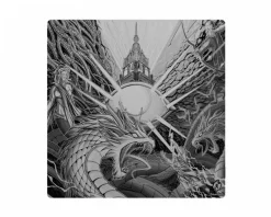 Santali Mousepad|Eye of Kaos Glass Mousepad - Limited Edition