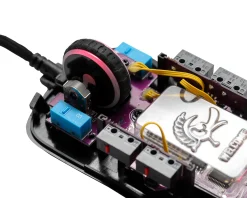 Ducky Mice & Accessories|Feather Black & White Ultralight Gaming Mouse - Huano Blue