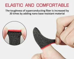 MaxGaming Miscellaneous|Finger Sleeves - Thumb Gloves for Mobile Gaming (2-pack)