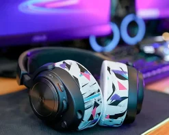 Wicked Cushions Headsets & Audio|FreeZe Nova Pro Wireless Ear Cushions - 90''s White